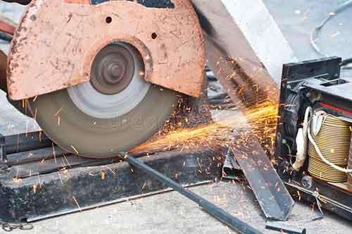 cutting carbon bars with pipe cutter